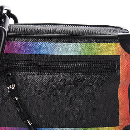 Louis Vuitton Taiga Rainbow Mini Soft Trunk Black 8 of 13