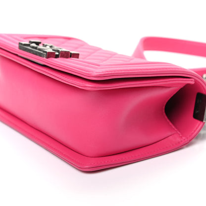 Chanel Lambskin Quilted Small Boy Flap Pink 9 of 9