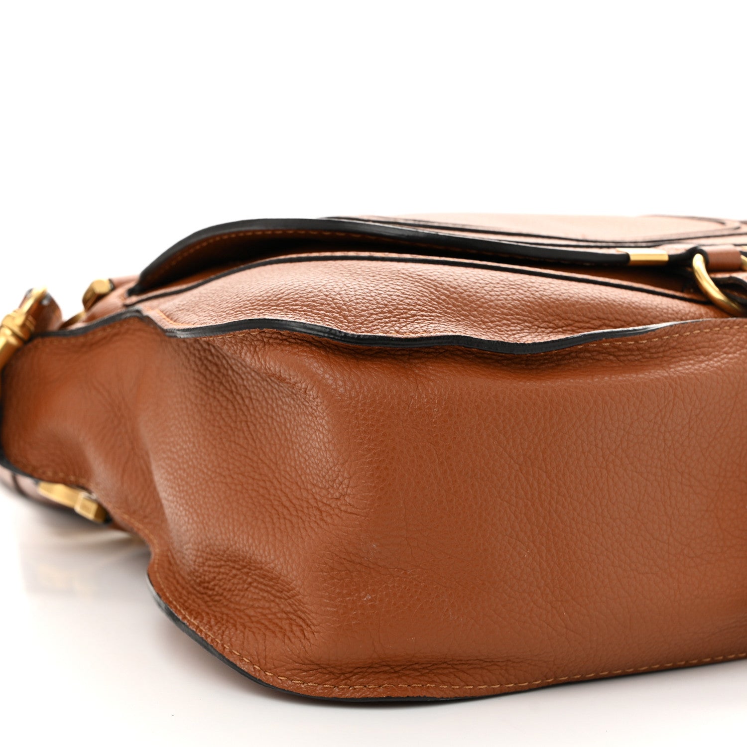 Chloe Calfskin Medium Marcie Satchel Tan 9 of 10