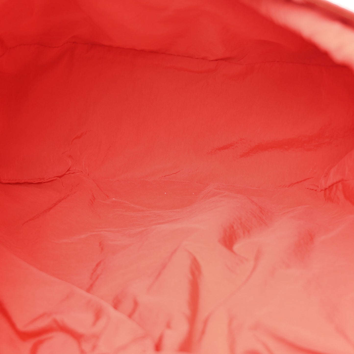 French Calfskin Shell Bag Chili Tomato