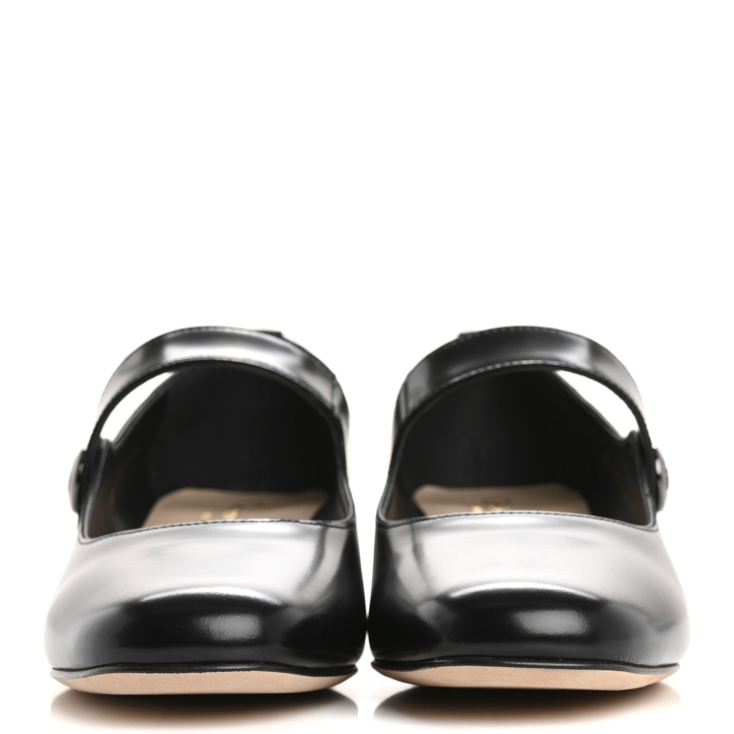 Christian Dior Brushed Calfskin Uniform 30mm Pumps 37 Black 3 of 10