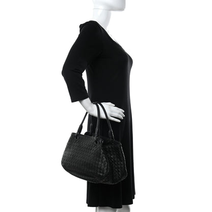 Bottega Veneta Nappa Intrecciato Woven Tote Black 2 of 9