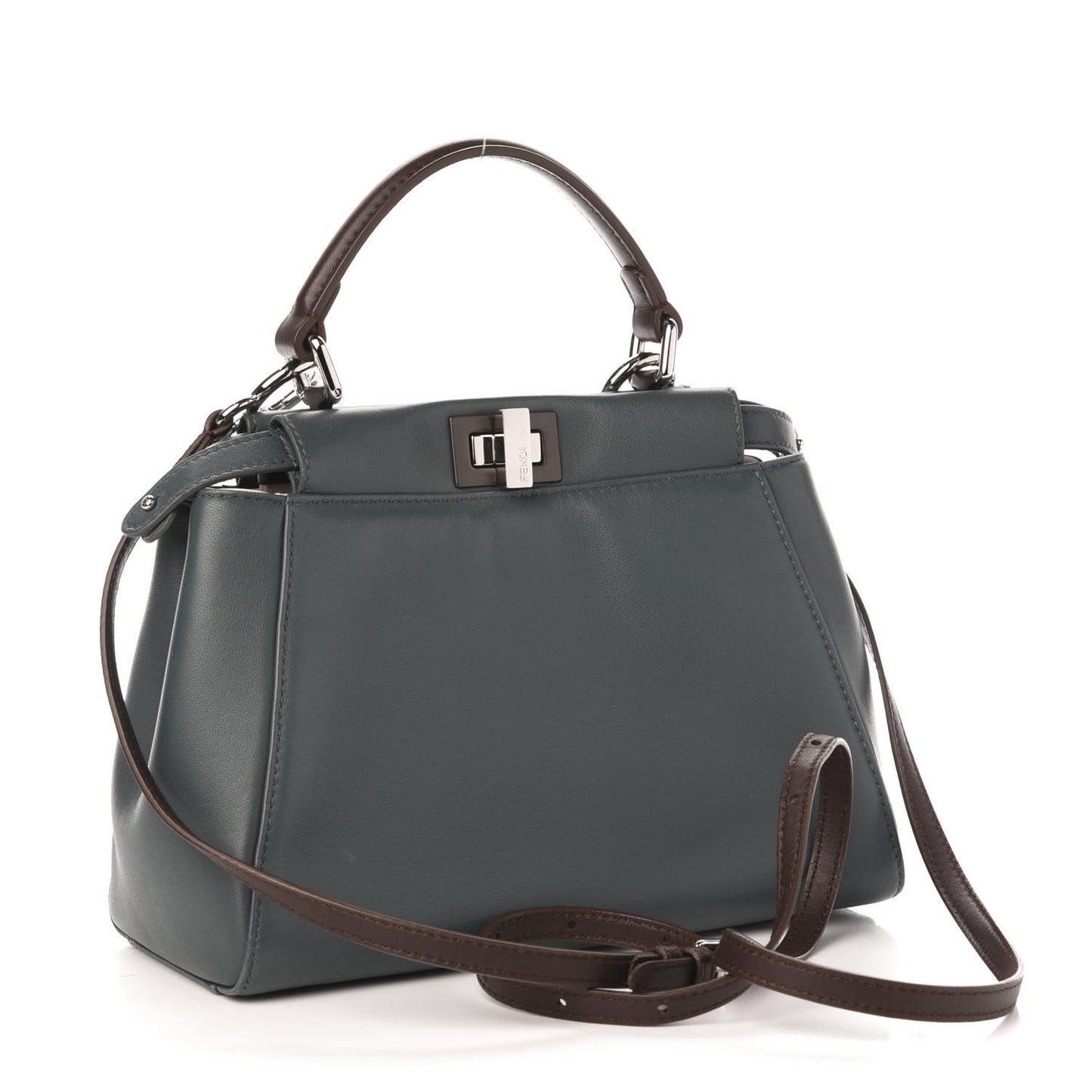 Nappa Colorblock Mini Peekaboo Iconic Satchel Malachite Moresco Rosa Doll