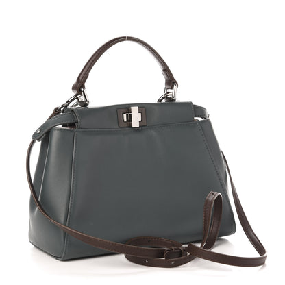 Fendi Nappa Colorblock Mini Peekaboo Iconic Satchel Malachite Moresco Rosa Doll 4 of 12