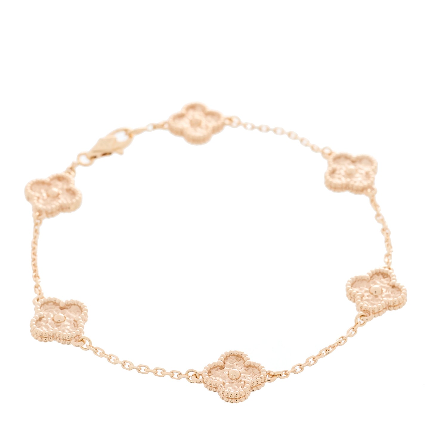 18K Rose Gold 6 Motifs Sweet Alhambra Bracelet