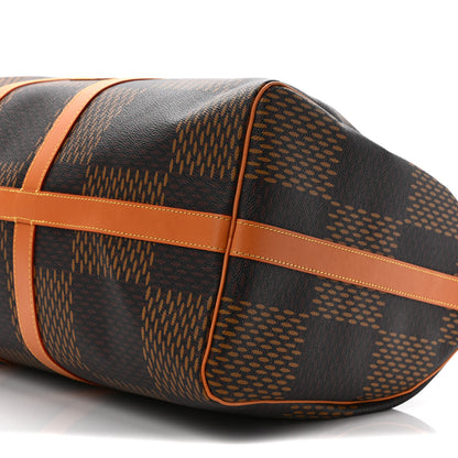 Louis Vuitton X NIGO Giant Damier Ebene Monogram Keepall Bandouliere 50 8 of 9