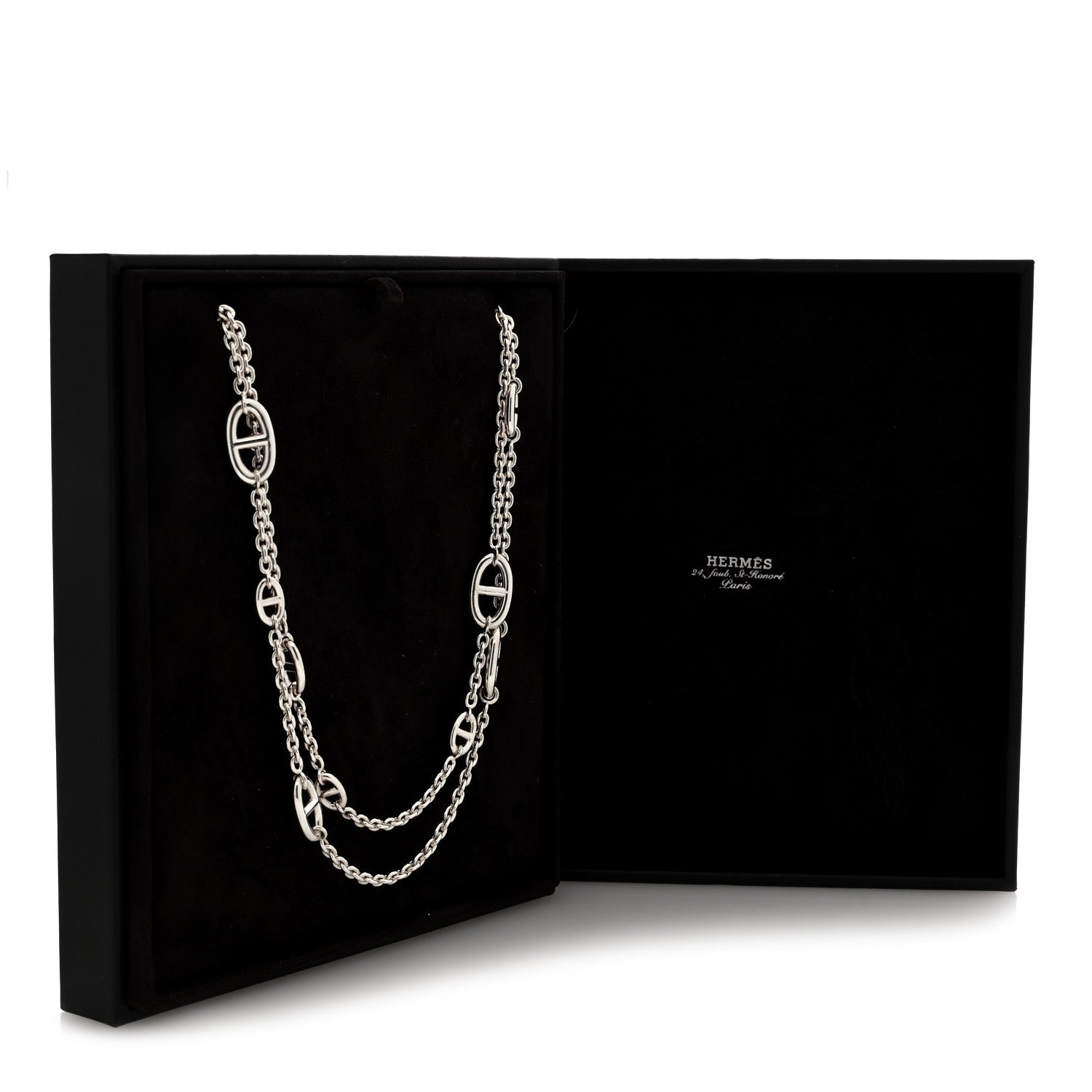 Hermes Sterling Silver Farandole Necklace 120 5 of 5
