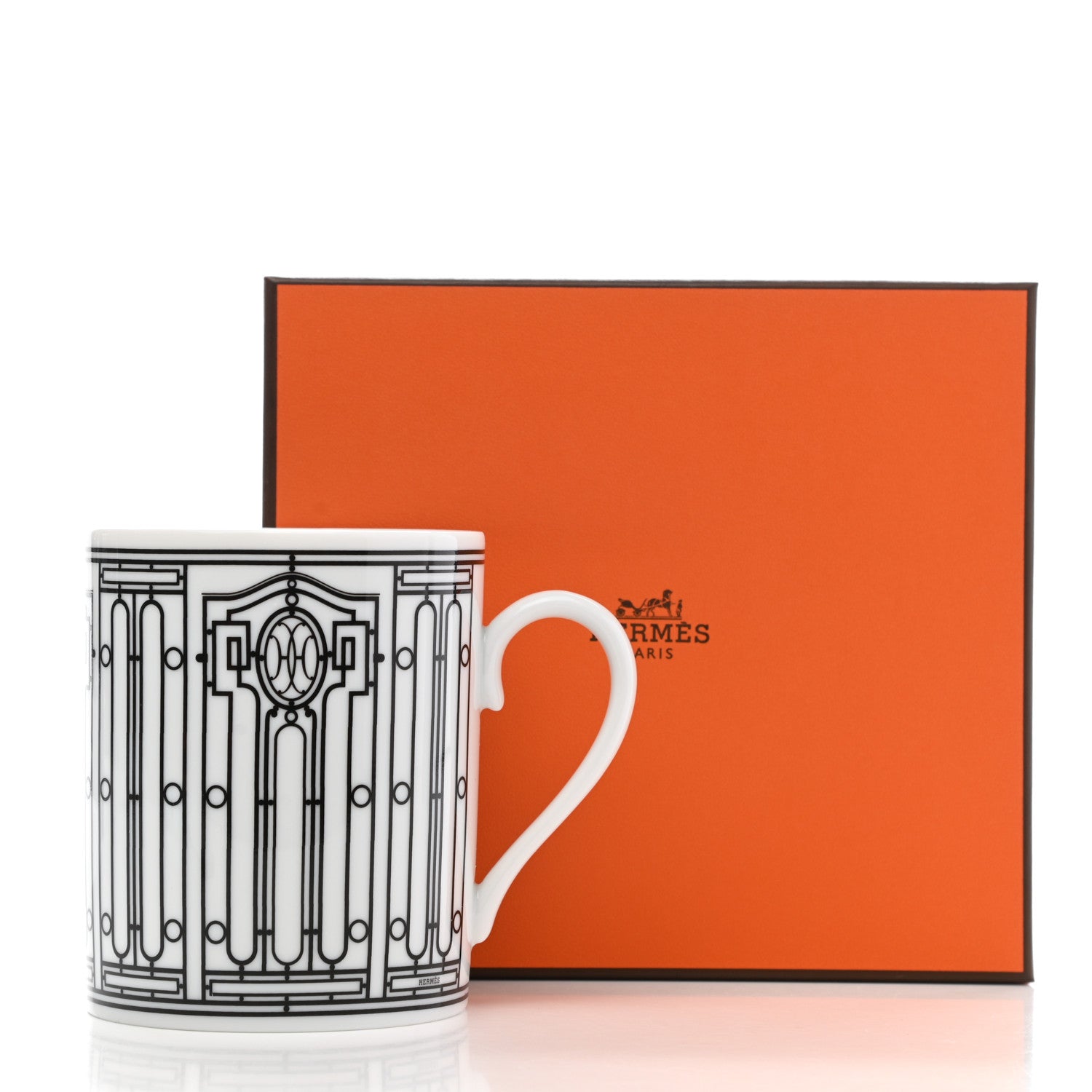 Hermes Porcelain H Deco Mug 9 of 9