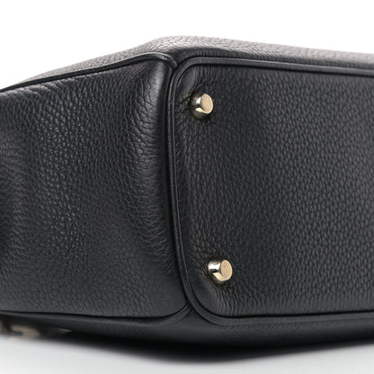 Christian Dior Bullcalf Medium Diorissimo Tote Black Rose Indien 10 of 15