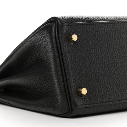 Hermes Togo Kelly Retourne 28 Black 7 of 12