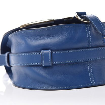 Chloe Calfskin Mini Marcie Metal Bar Trim Crossbody Bag Sea Water 5 of 10
