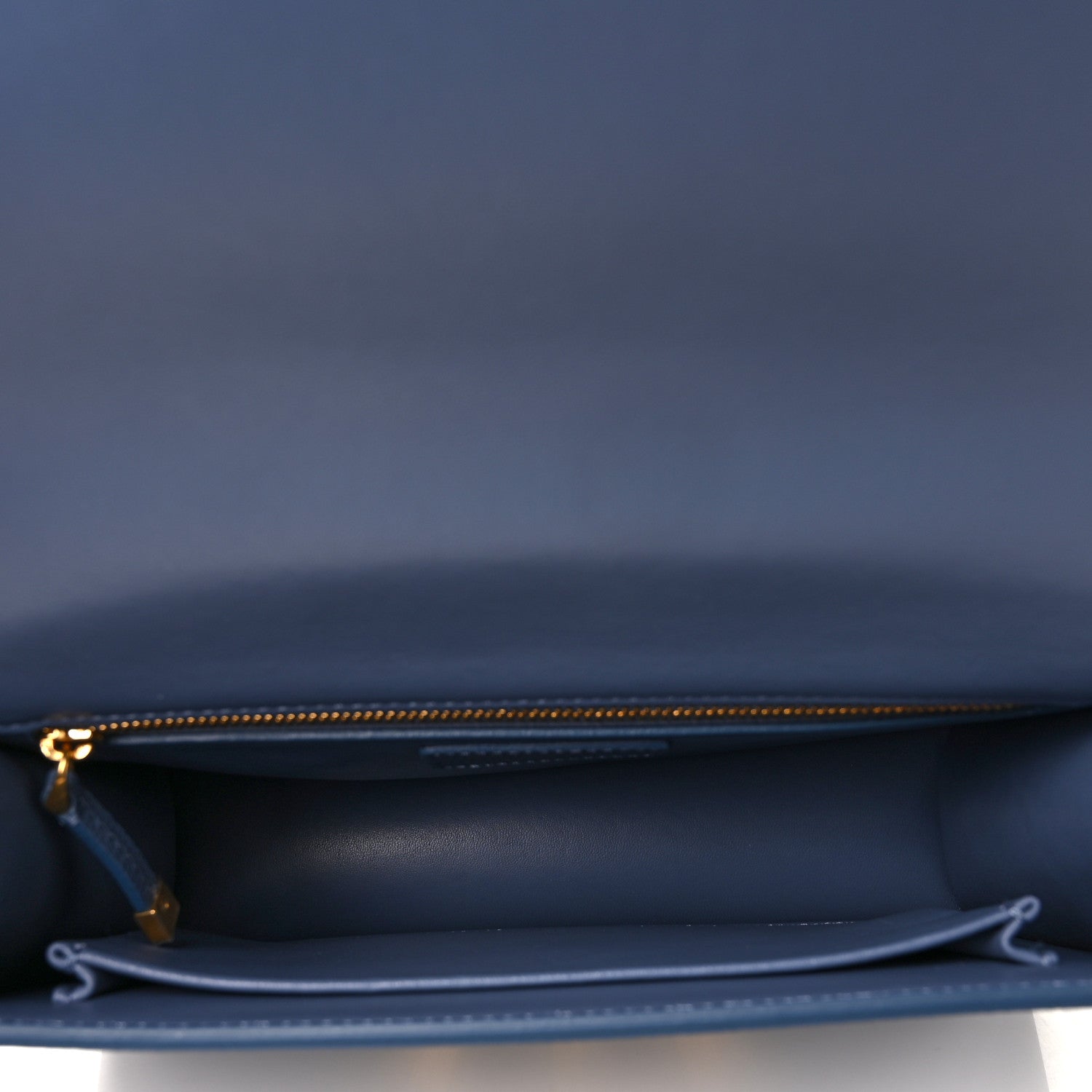 Christian Dior Grained Calfskin 30 Montaigne Flap Bag Blue 7 of 8