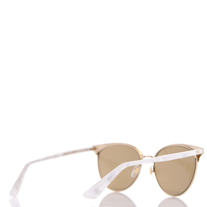 Gucci Round Metal GG0245S Sunglasses Gold 4 of 8