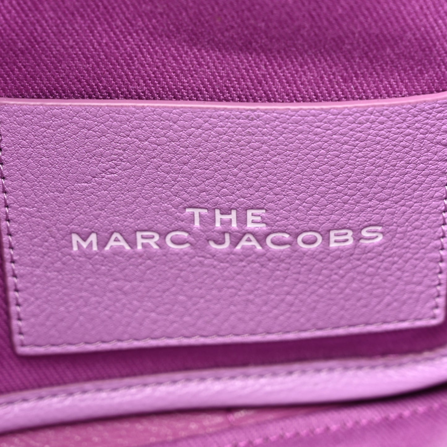 Grained Calfskin Medium The Tote Bag Regal Orchid