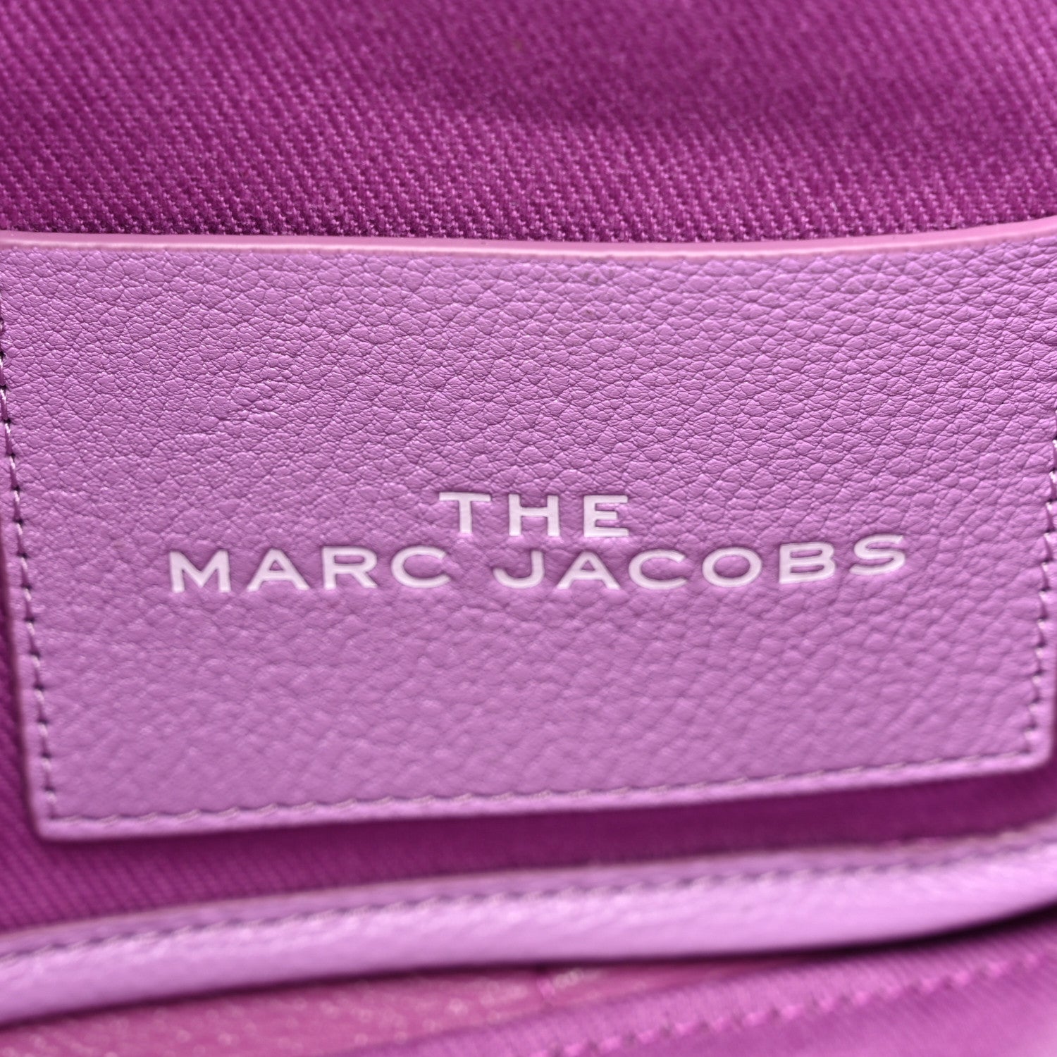 Marc Jacobs Grained Calfskin Medium The Tote Bag Regal Orchid 6 of 15