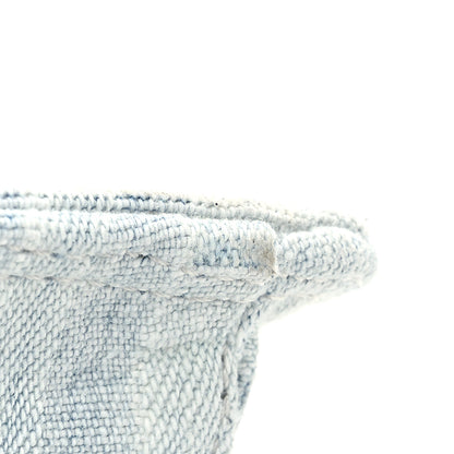 Fendi X MARC JACOBS Bleached Denim Small Peekaboo I SEE U Satchel Off White 14 of 15