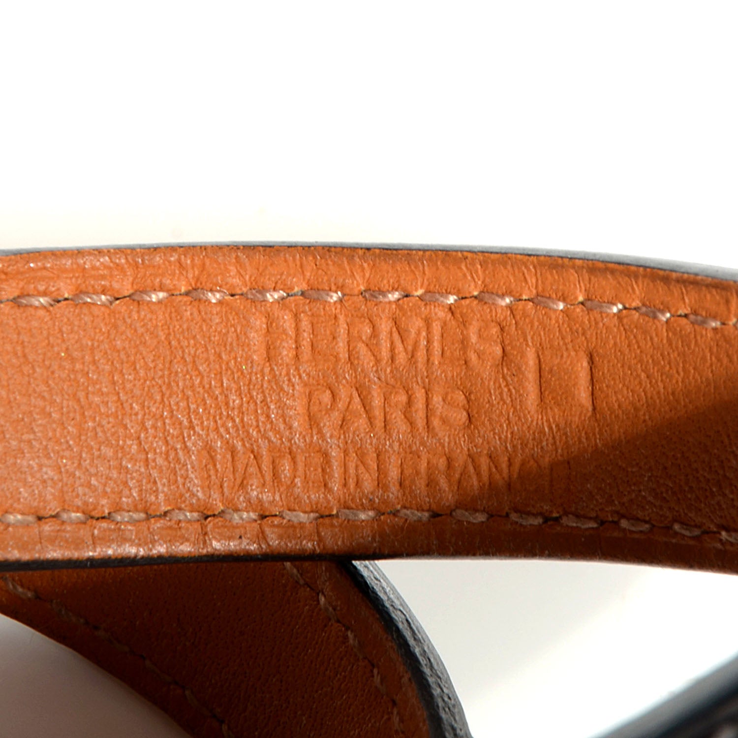Hermes Matte Alligator Kelly Double Tour Bracelet Small Graphite 4 of 9