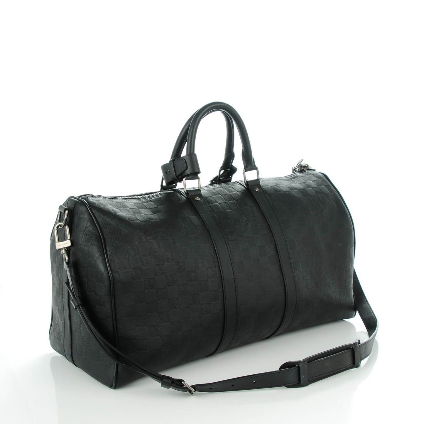 Damier Infini Keepall Bandouliere 45 Onyx