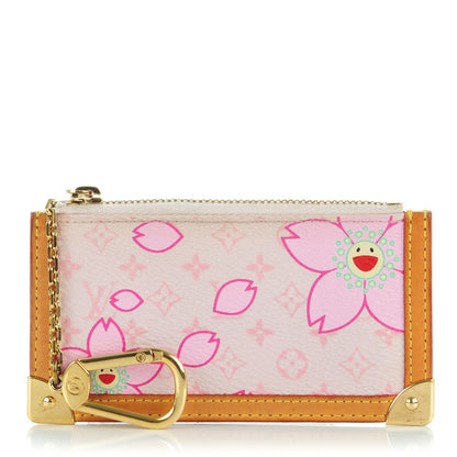 Louis Vuitton Monogram Cherry Blossom Key Pouch Pink 1 of 7