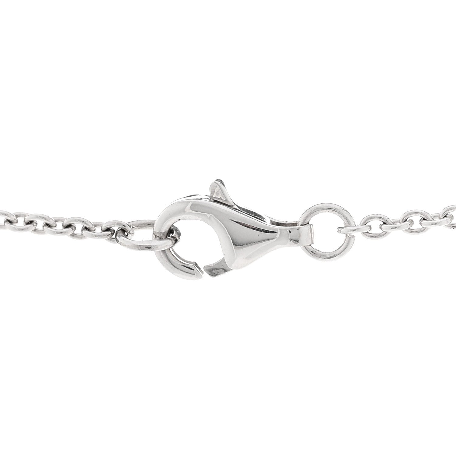 Chanel 18K White Gold Diamond Bouton de Camelia Pendant Necklace 4 of 5