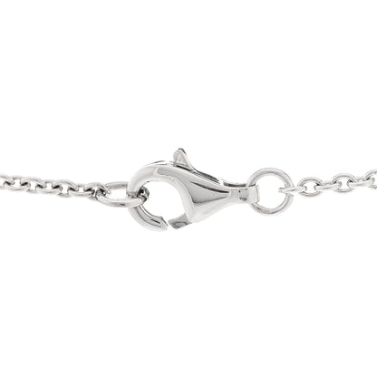 Chanel 18K White Gold Diamond Bouton de Camelia Pendant Necklace 4 of 5