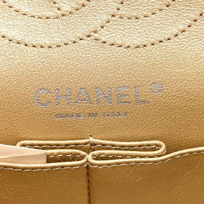 Chanel Metallic Calfskin Quilted 2.55 Reissue 224 Flap Gold 6 of 9