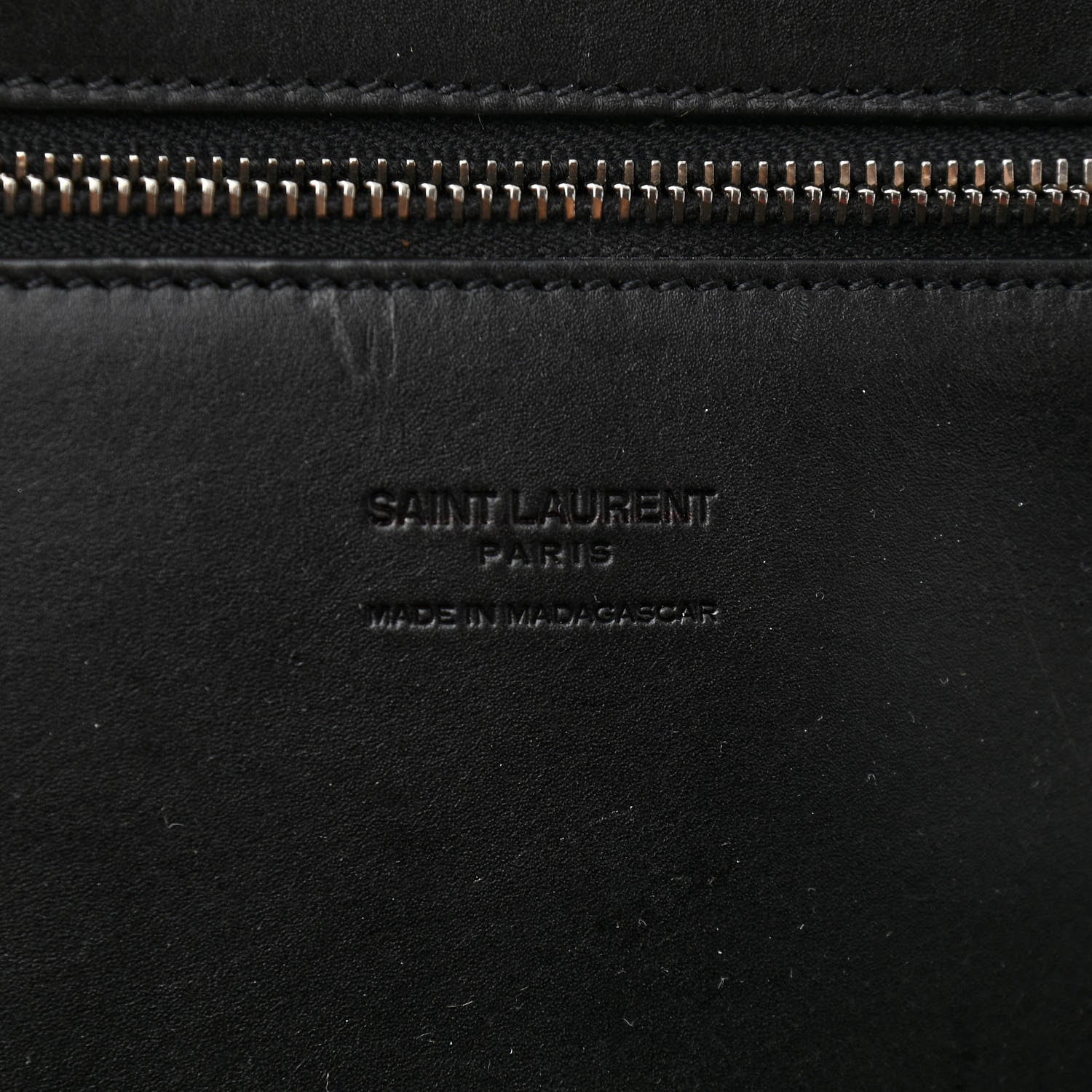 Saint Laurent Raffia Medium Panier Bag Black 6 of 11