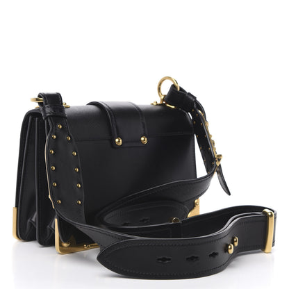 Prada City Calf Saffiano Cahier Bag Black 3 of 9