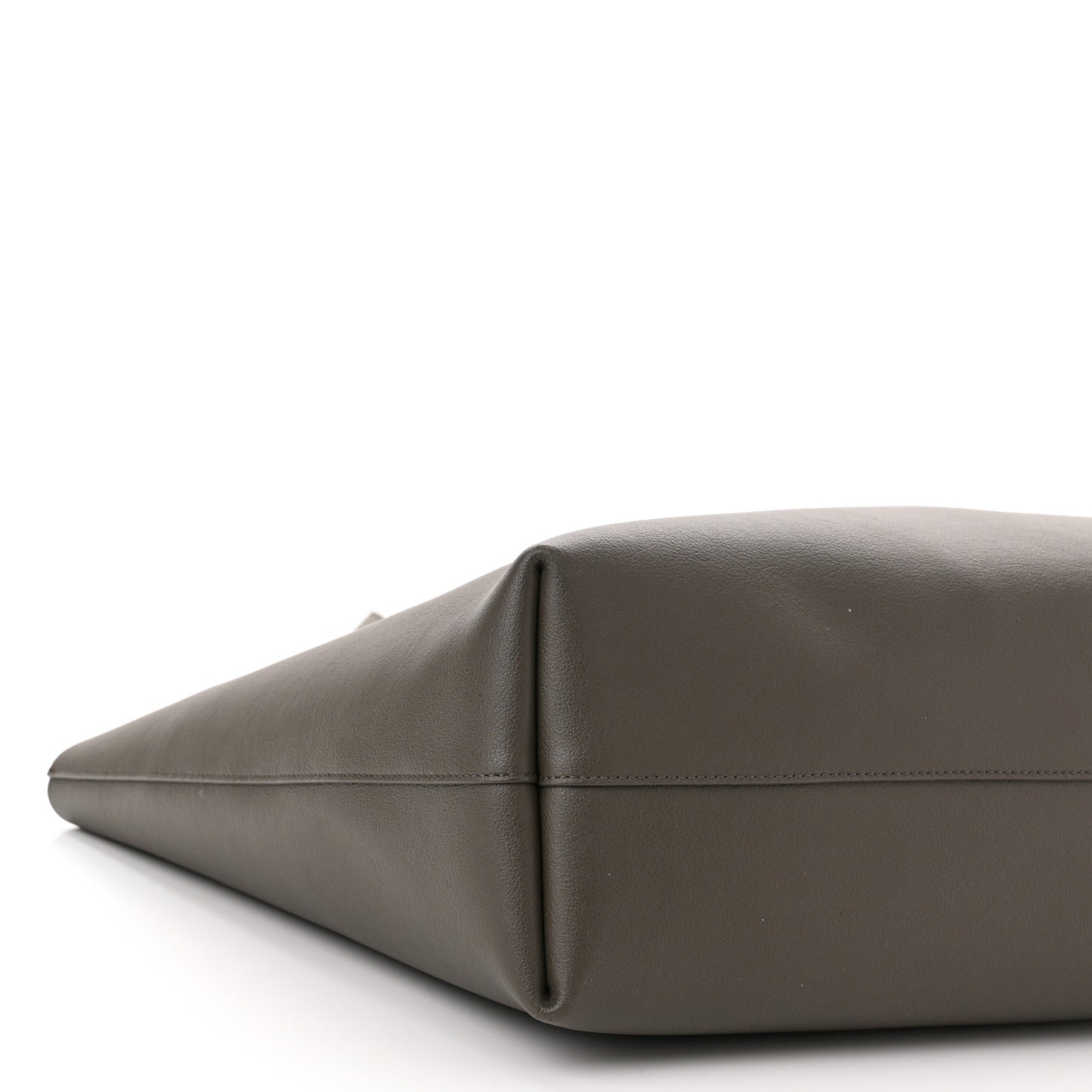 Calfskin Large Shopping Tote Pebble