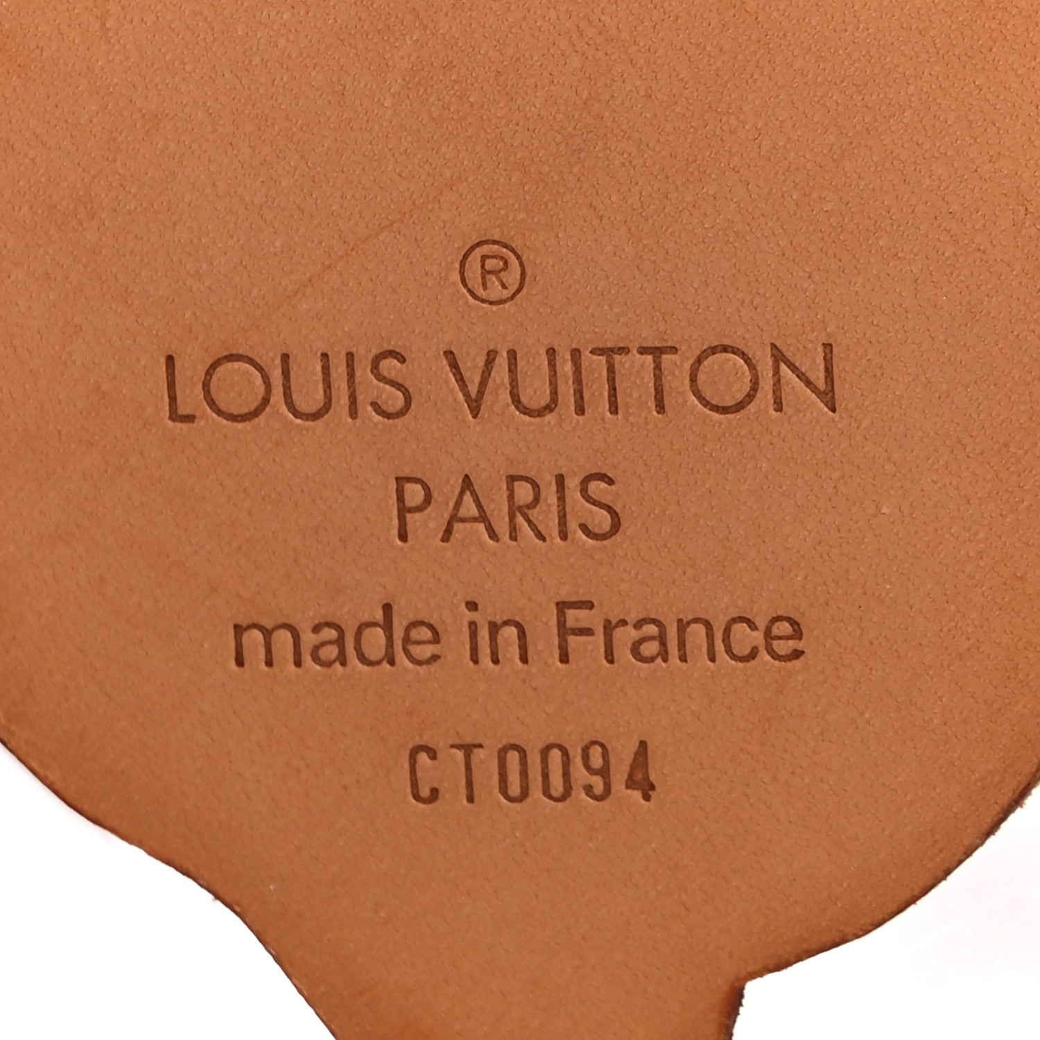 Louis Vuitton Vachetta Monogram Panda Key Ring Bag Charm 3 of 3