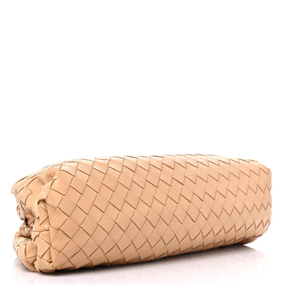 Bottega Veneta Nappa Maxi Intrecciato The Pouch Oversized Clutch Almond 4 of 10