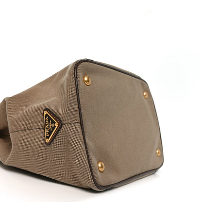 Prada Jacquard Logo Tote Corda Bruciato 9 of 9