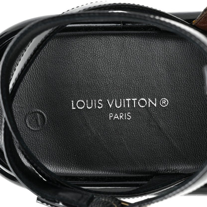 Louis Vuitton Patent Monogram Vedette Mule Sandals 37 Black 7 of 7