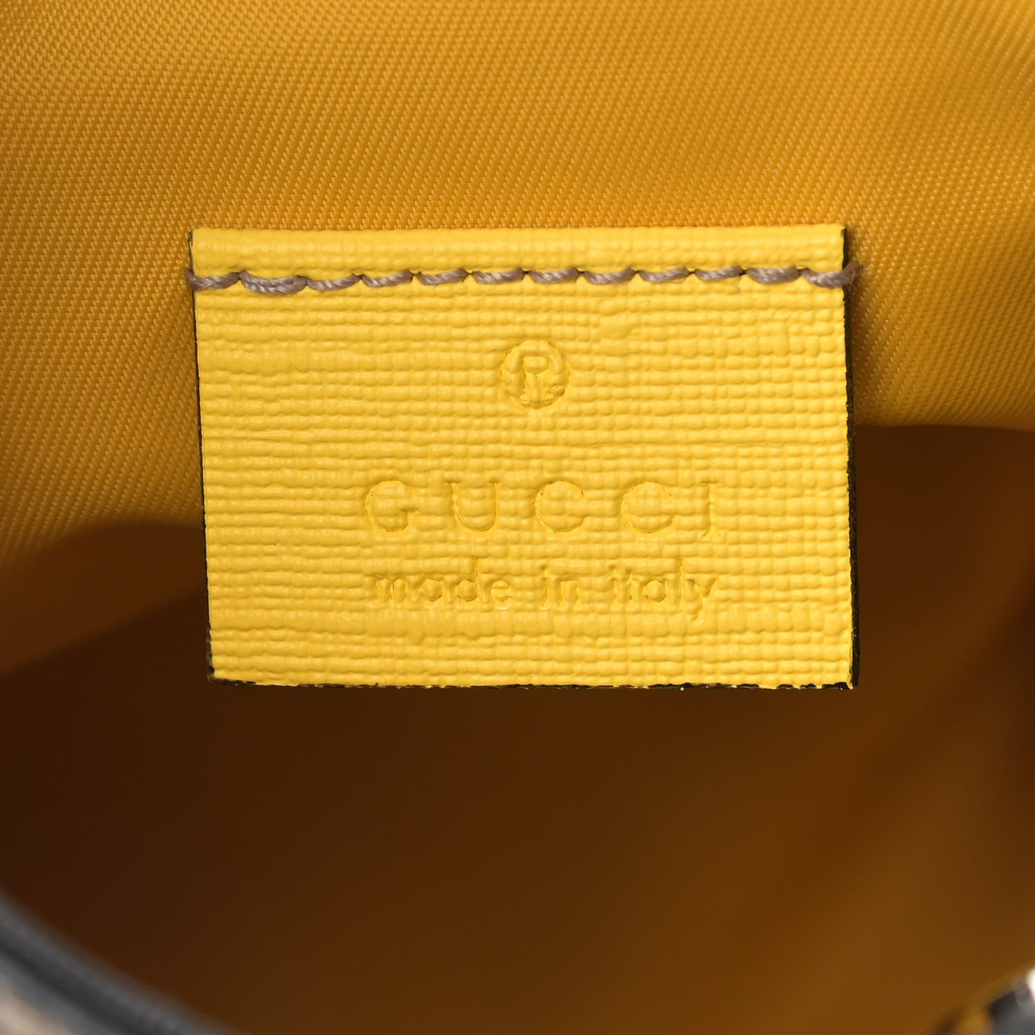 Gucci GG Supreme Monogram Childrens Chick Bucket Bag Black 6 of 9