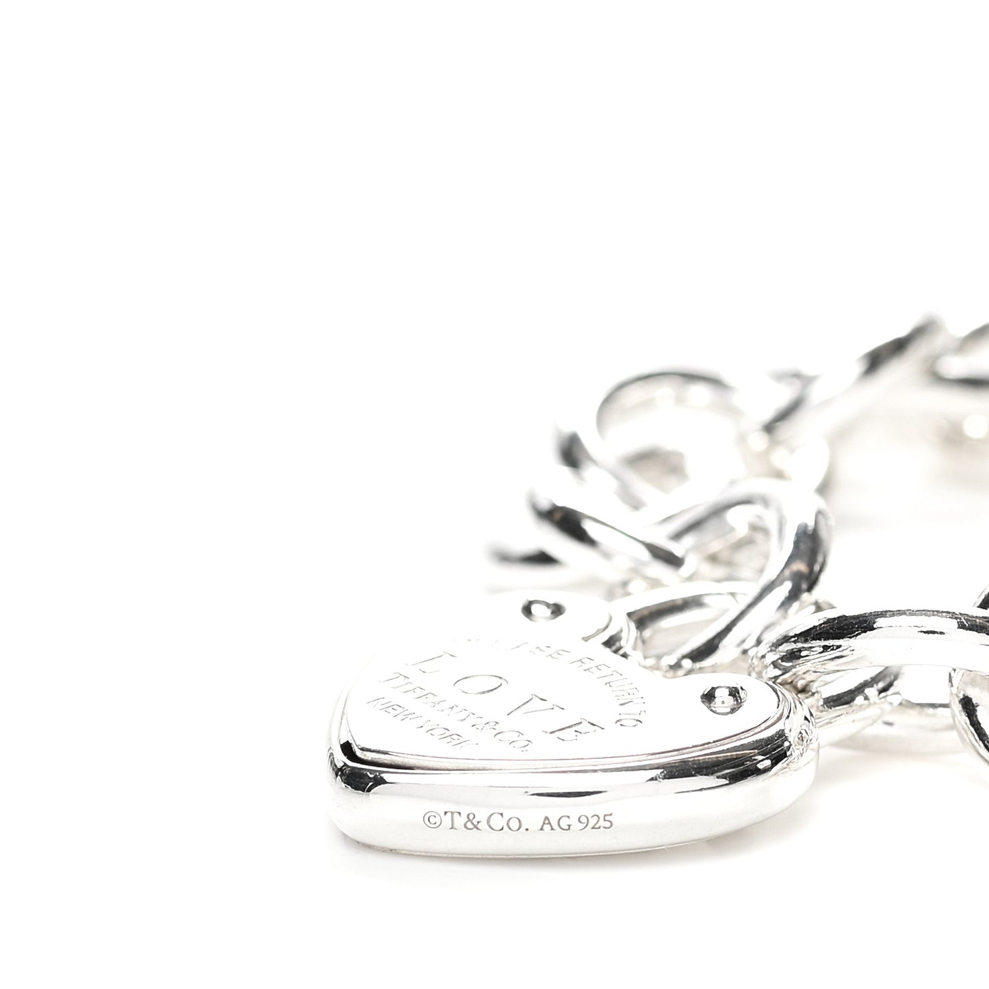 Sterling Silver Return to Tiffany Love Lock Bracelet