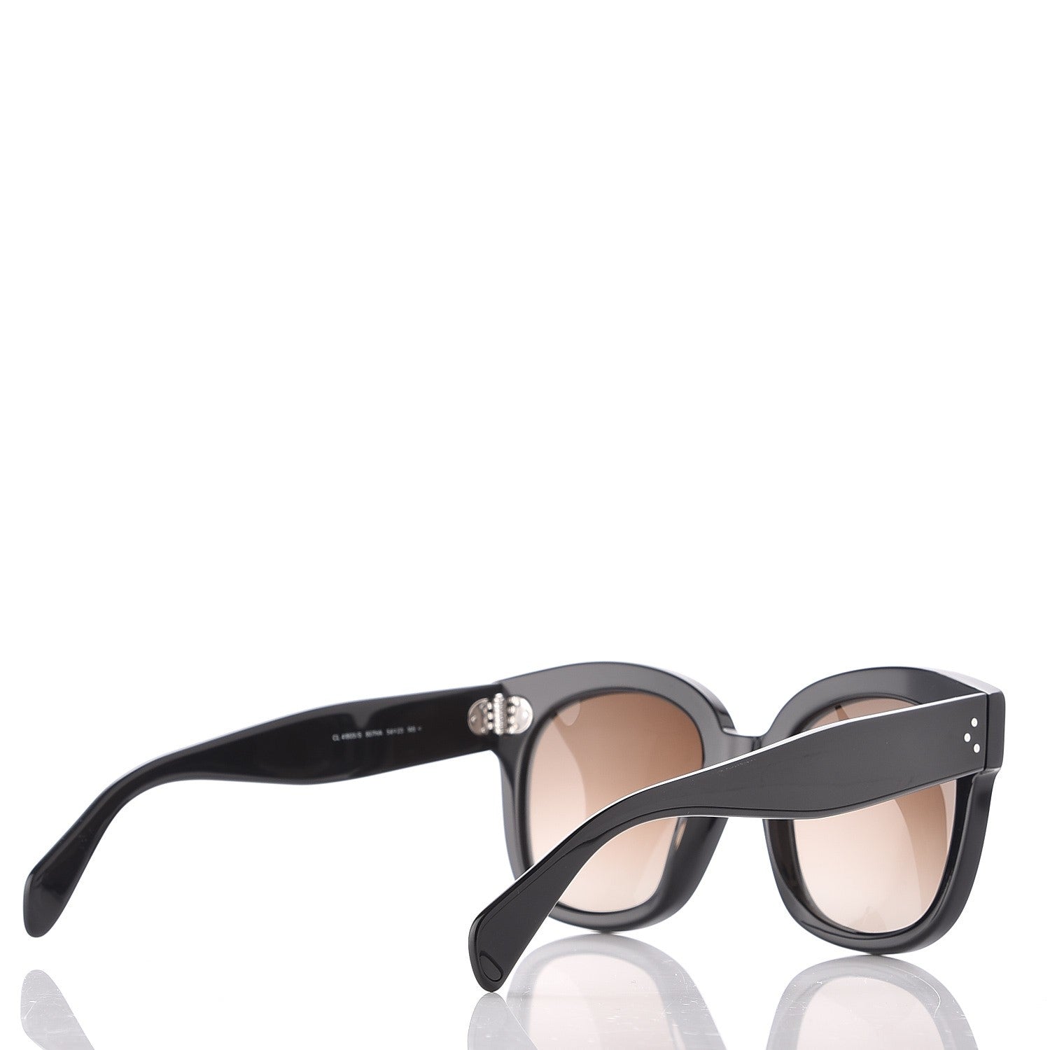 Celine New Audrey Sunglasses CL 41805/S Black 4 of 8