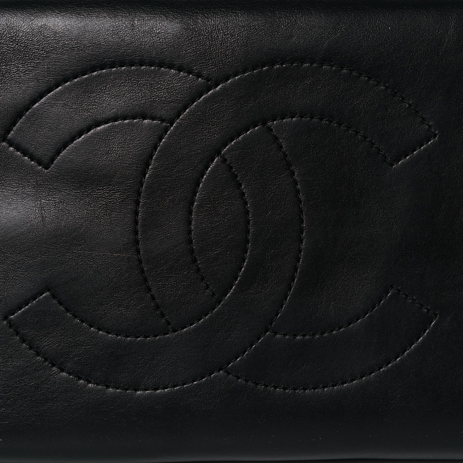 Chanel Calfskin Quilted Small Easy Shopping Tote Black 17 of 18