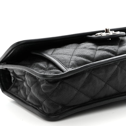 Chanel Caviar Quilted Large French Riviera Flap Black 10 of 13