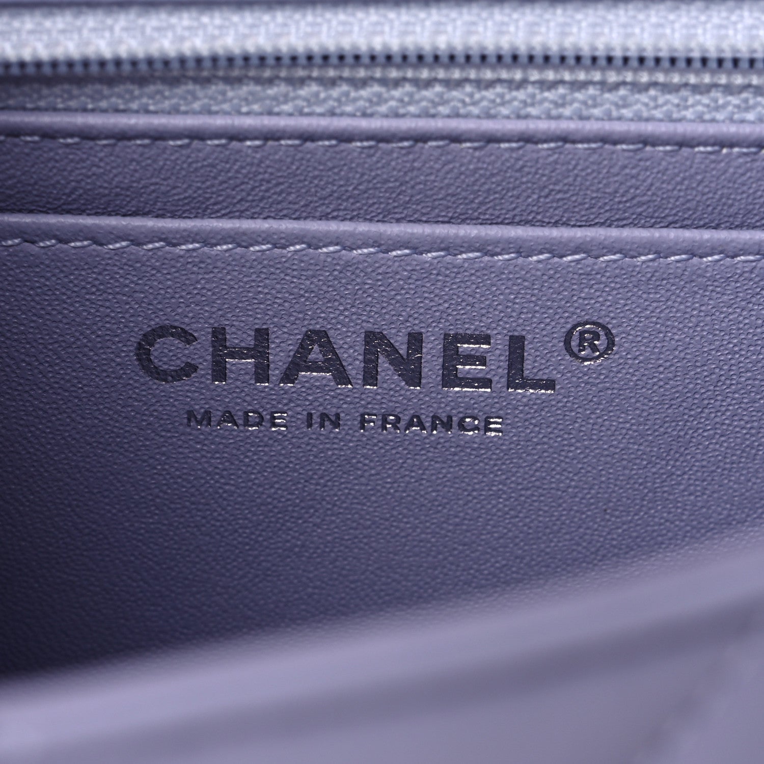 Chanel Aged Calfskin Chevron Quilted 2.55 Reissue Mini Flap Light Purple 6 of 10