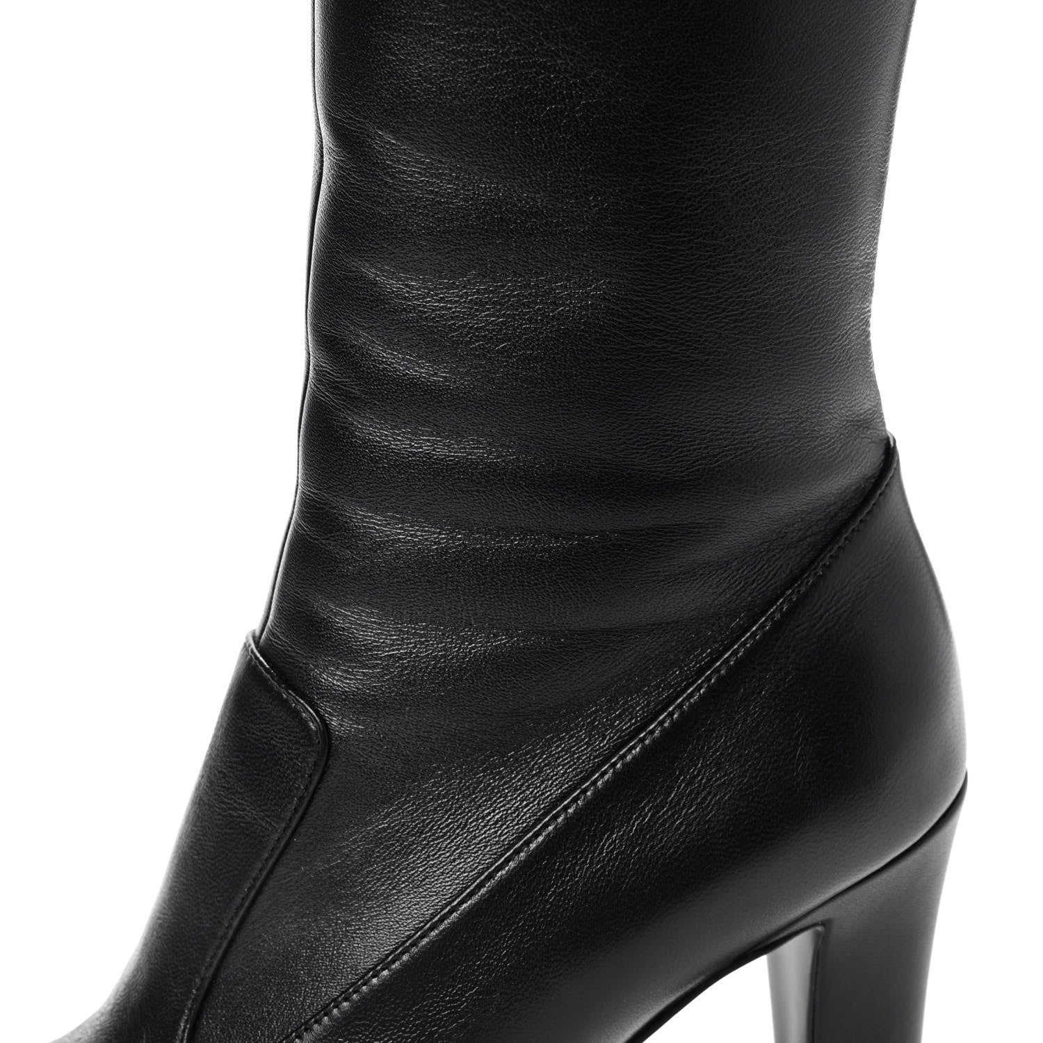 Chanel Lambskin High Boots 36 Black 12 of 12