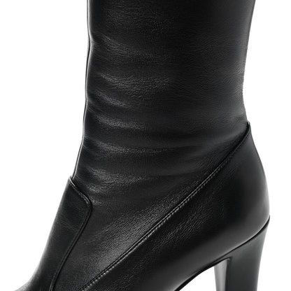 Chanel Lambskin High Boots 36 Black 12 of 12