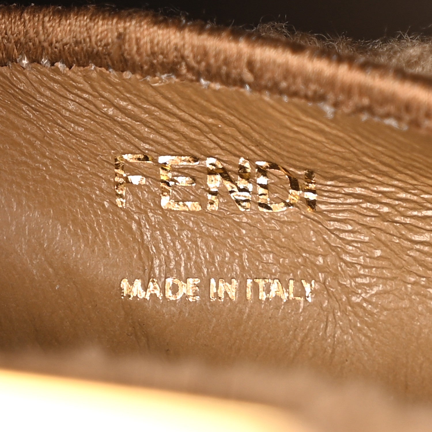 Fendi Curly Shearling Shiny Nappa Small Peekaboo I SEE U Satchel Camel 6 of 9