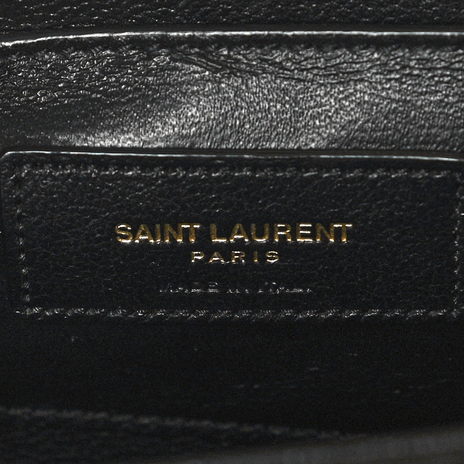 Saint Laurent Box Calfskin Monogram Medium Solferino Satchel Black 6 of 12