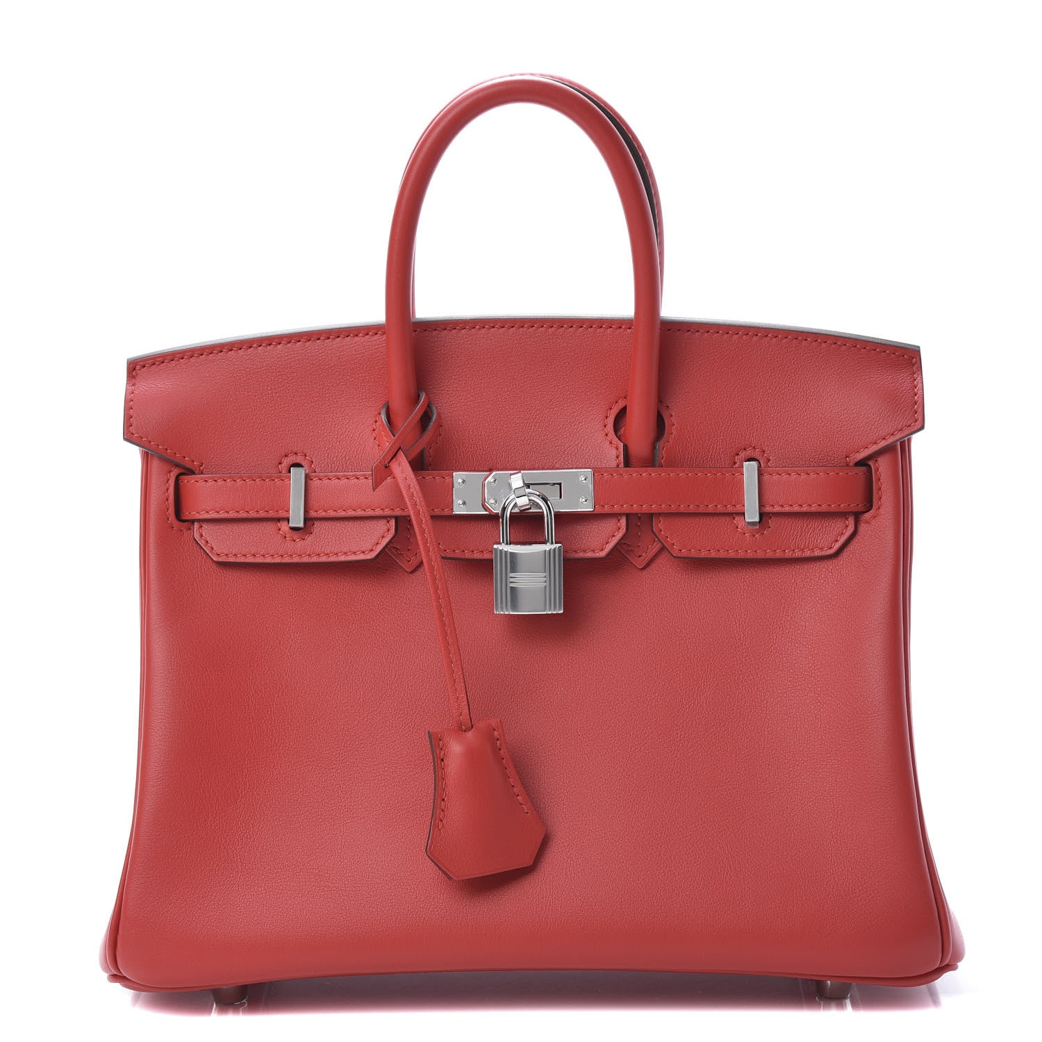 Hermes Swift Birkin 25 Rouge De Coeur 1 of 11