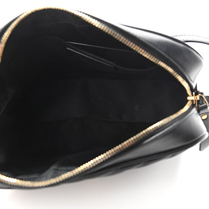 Saint Laurent Calfskin Matelasse Monogram Lou Camera Bag Black 4 of 10