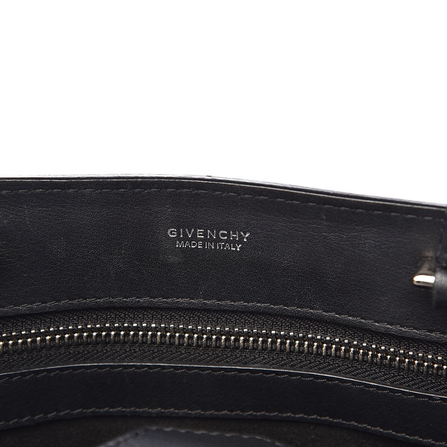 Calfskin Crocodile Embossed Small Obsedia Satchel Black
