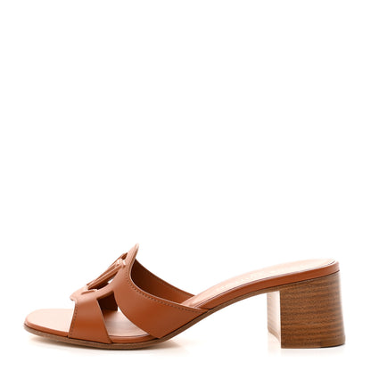 Louis Vuitton Calfskin LV Isola Mules 40 Cognac 1 of 13