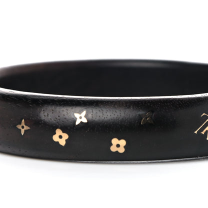 Louis Vuitton Tiger Wood Brass Medium Silvania Bangle TPM 4 of 6