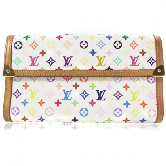 Monogram Multicolor Porte Tresor International Wallet White