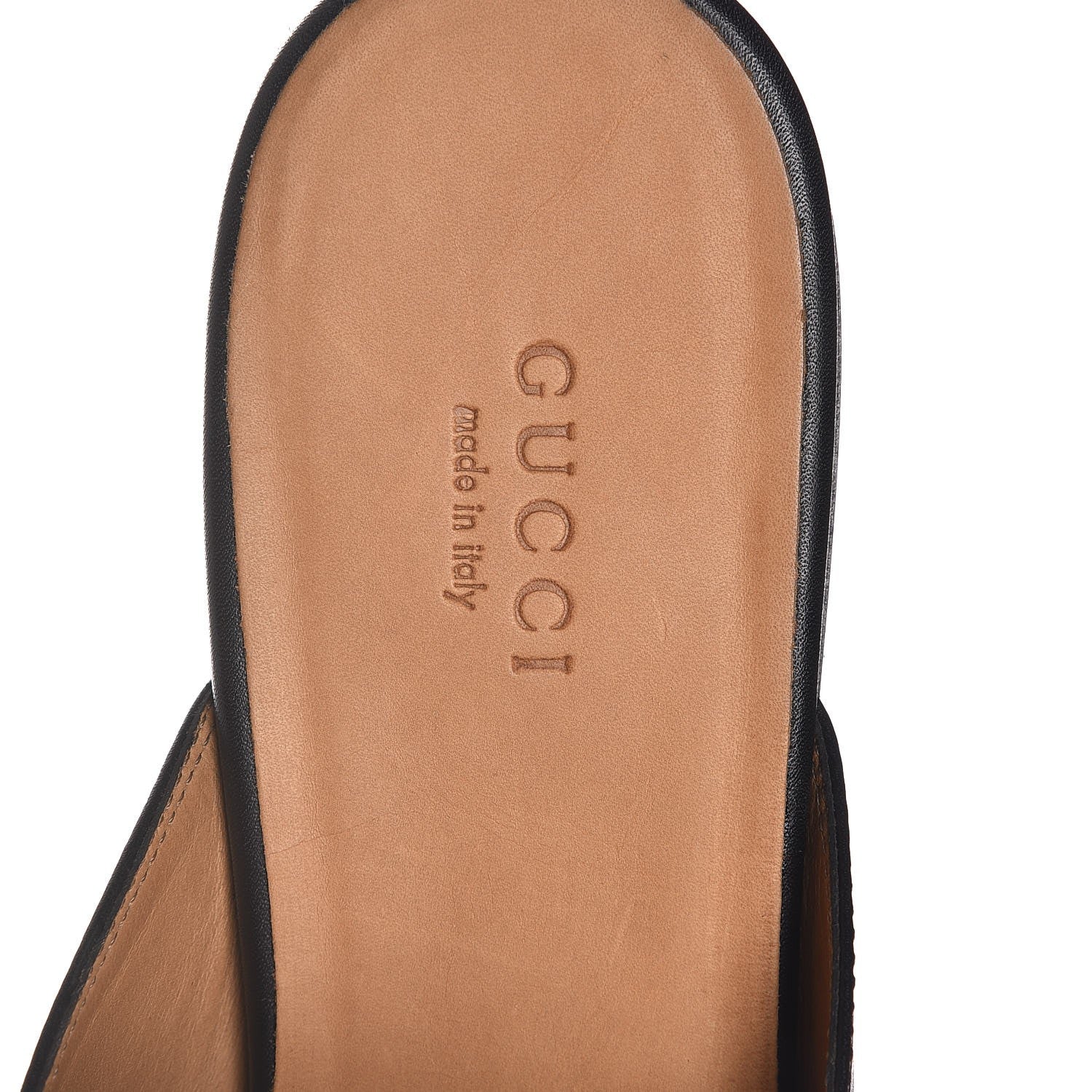 Gucci Calfskin Womens Princetown Slippers 39 Black 7 of 9